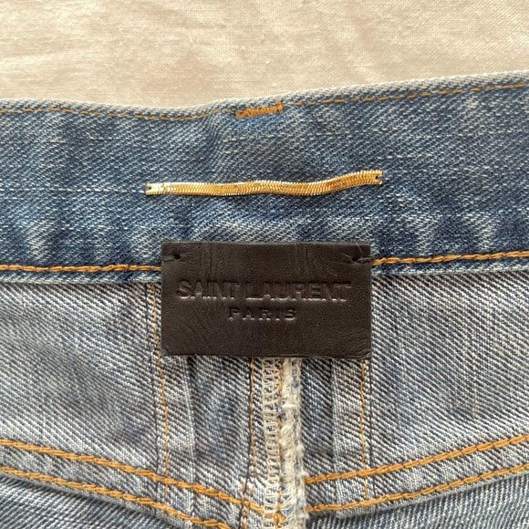 Saint Laurent (YSL), Denim Skirt - Picture 7 of 11